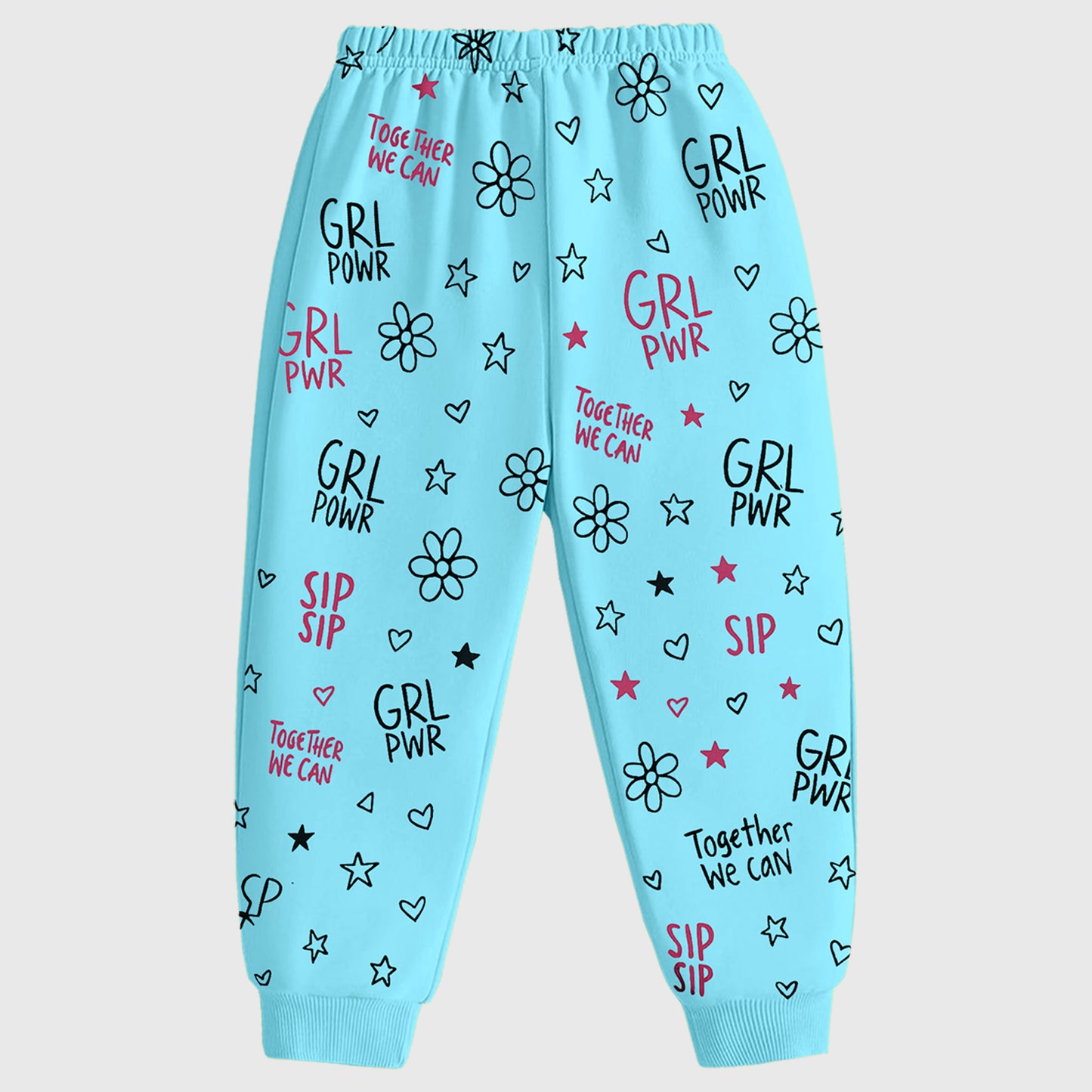 Kuchipoo Regular Fit Girls Pyjamas Set-Pack of 5