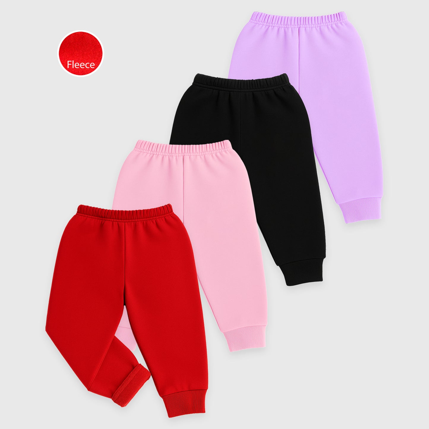 Kuchipoo Baby Girl Winter Fleece Pajamas