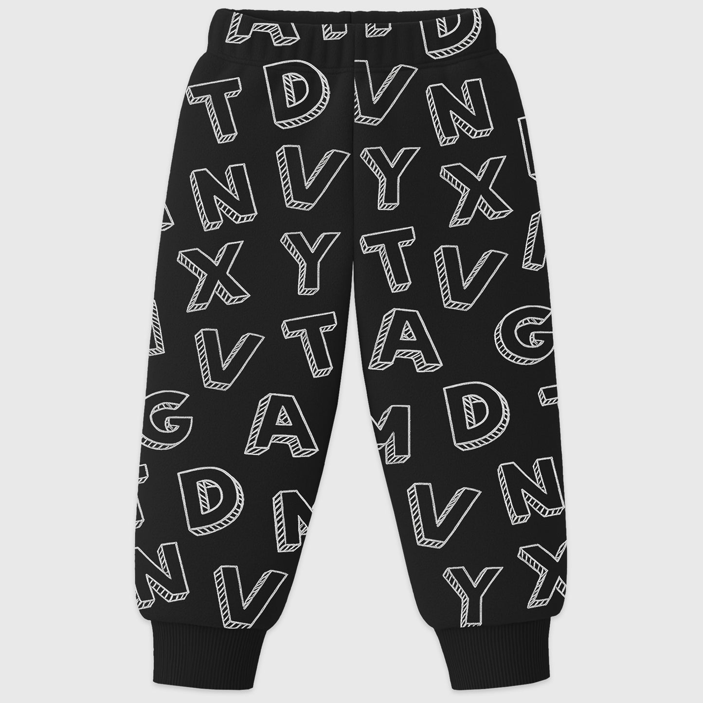 Kuchipoo Baby Boy Winter Fleece Pajamas with All Over Print – Warm & Soft Bottoms (Pack of 3)