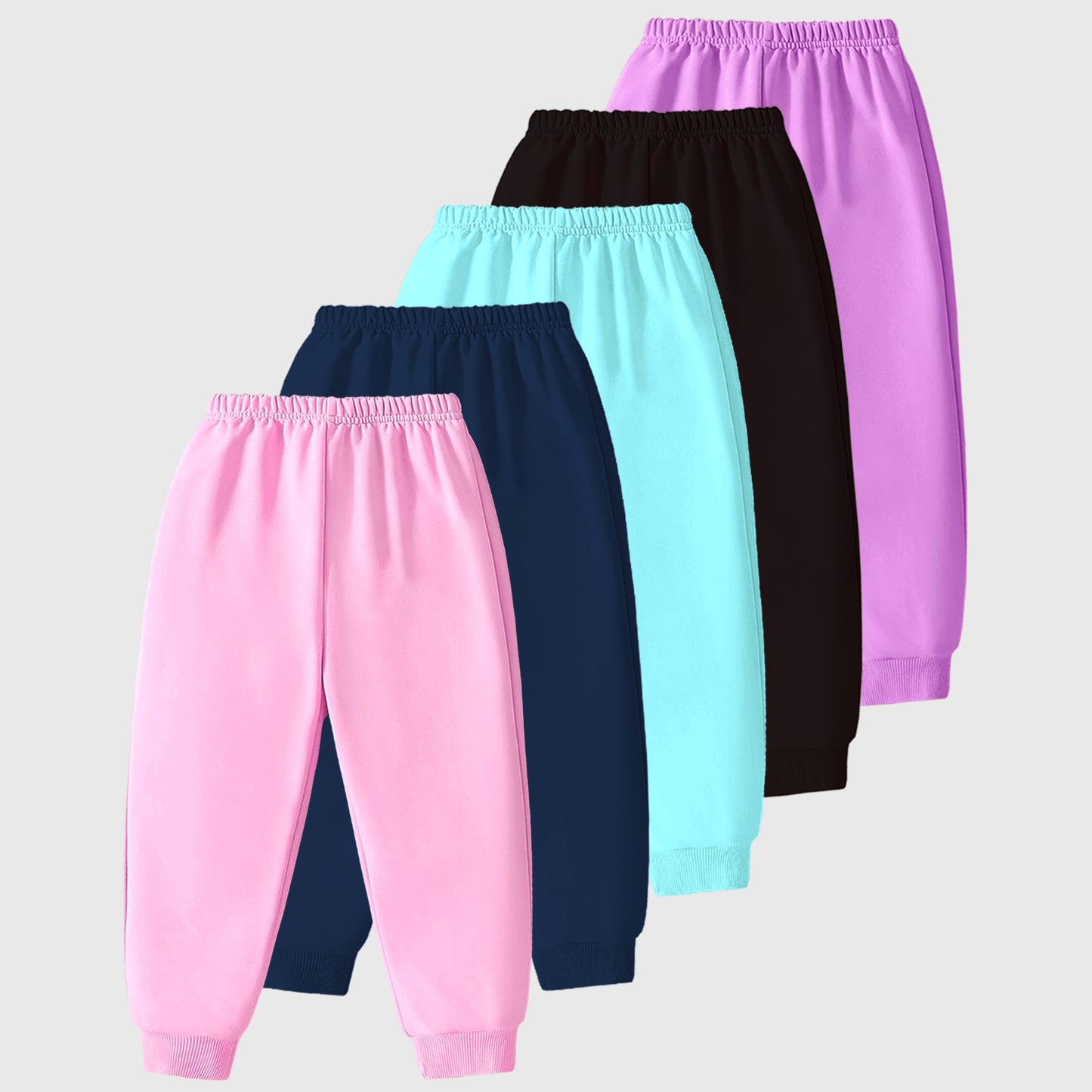 Kuchipoo Regular Fit Girls Pyjamas Set-Pack of 5