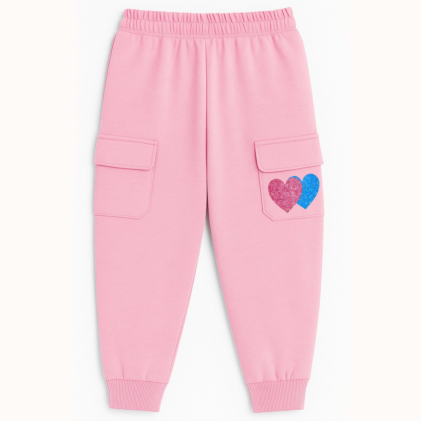 Kuchipoo Girls Cargo Joggers - Pack of 3