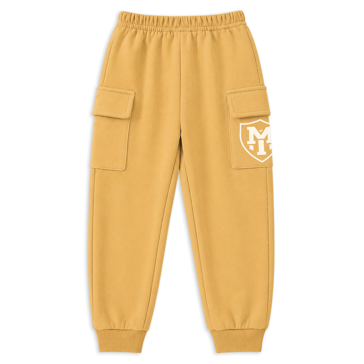 Kuchipoo Boys Cotton Cargo Jogger Pants with Pocket | Soft Elastic Waist Comfortable Track Pants for Boys | Casual Joggers for Kids | Pack of 3