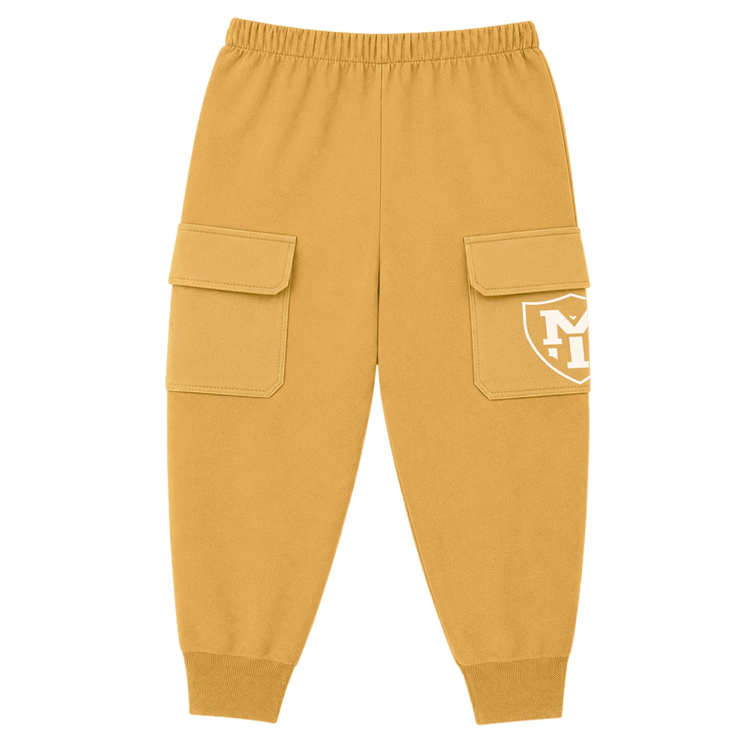 Kuchipoo Boys Cotton Cargo Jogger Pants with Pocket | Soft Elastic Waist Comfortable Track Pants for Boys | Casual Joggers for Kids | Pack of 3