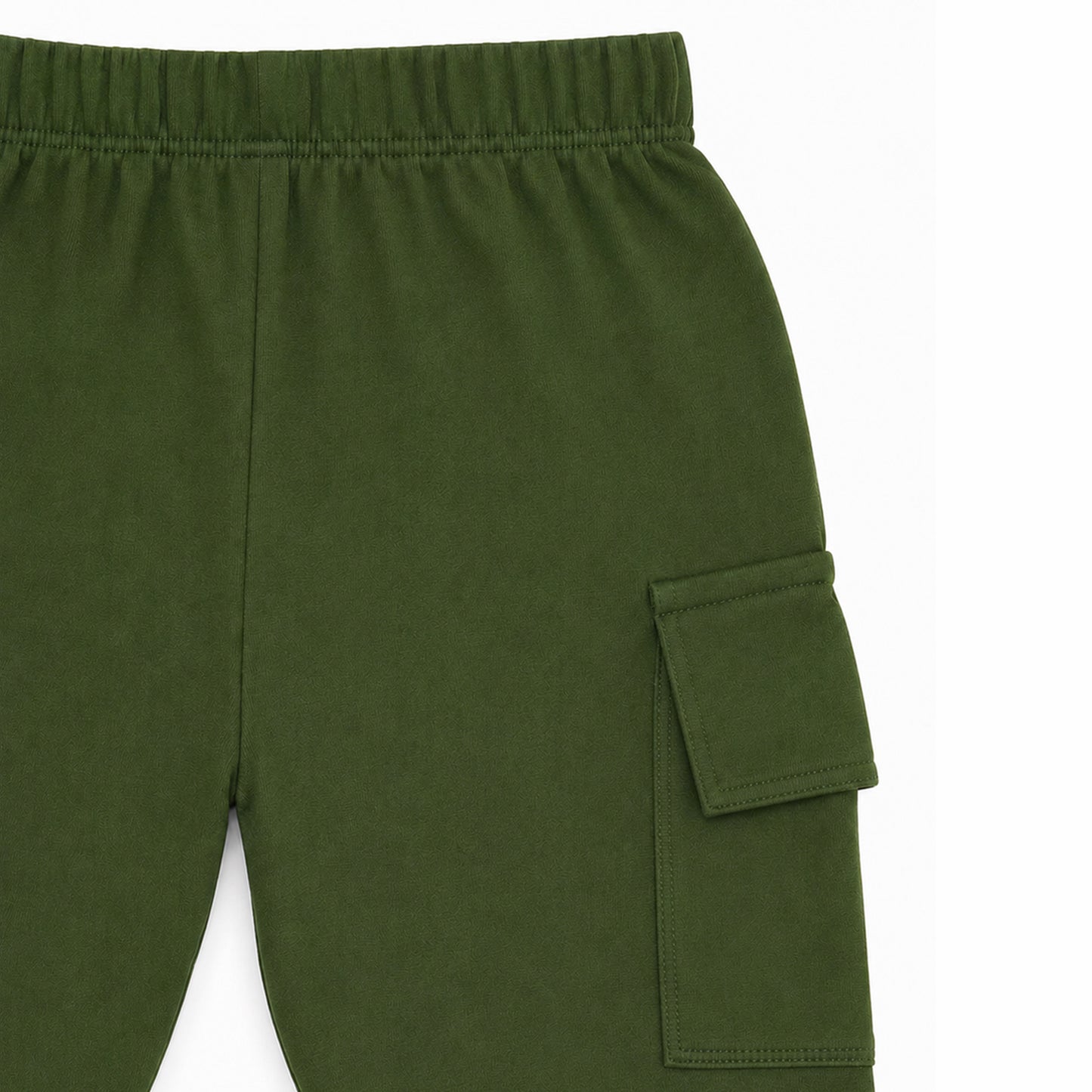 Kuchipoo Boys Cotton Cargo Jogger Pants with Pocket | Soft Elastic Waist Comfortable Track Pants for Boys | Casual Joggers for Kids | Pack of 3