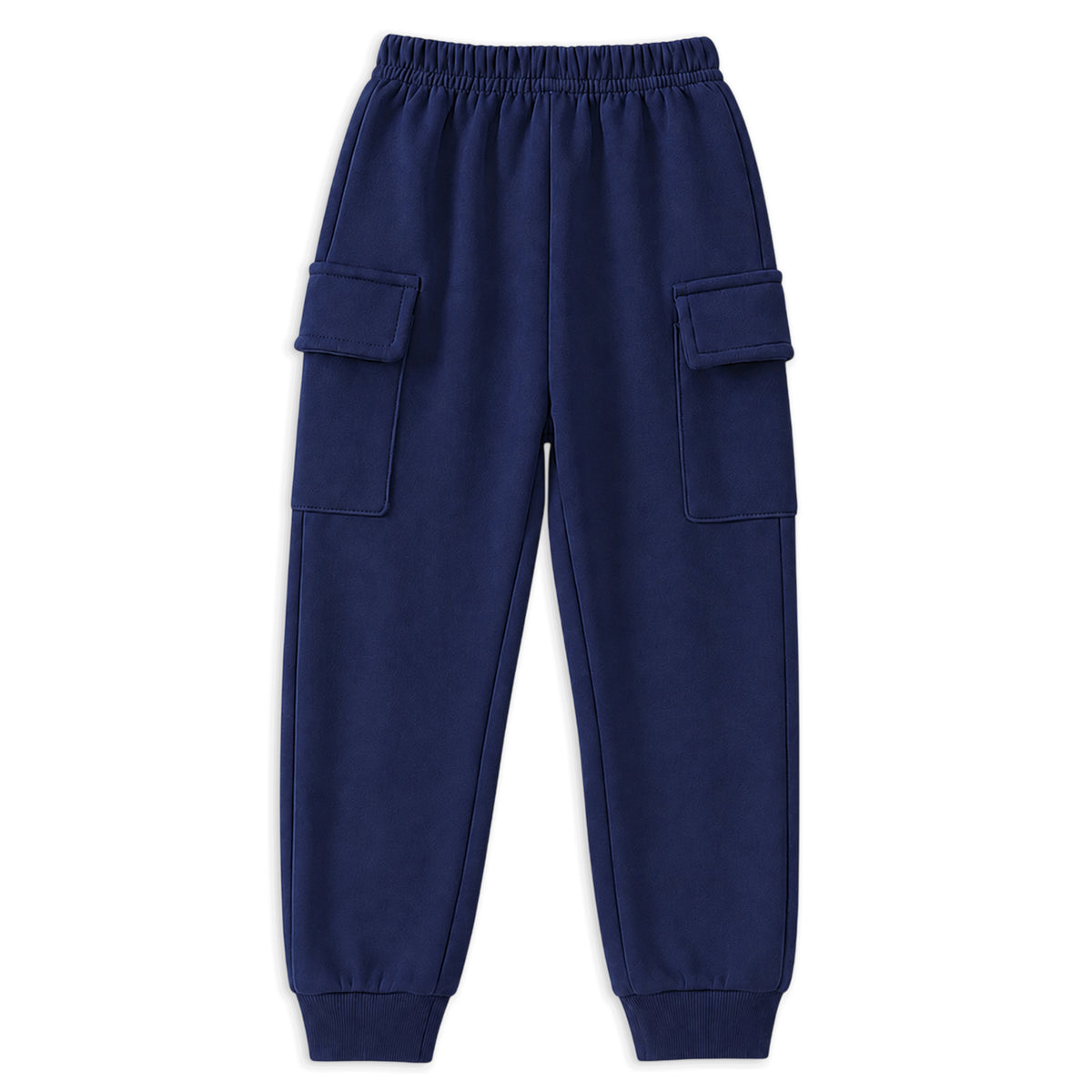 Kuchipoo Boys Cotton Cargo Jogger Pants with Pocket | Soft Elastic Waist Comfortable Track Pants for Boys | Casual Joggers for Kids | Pack of 3