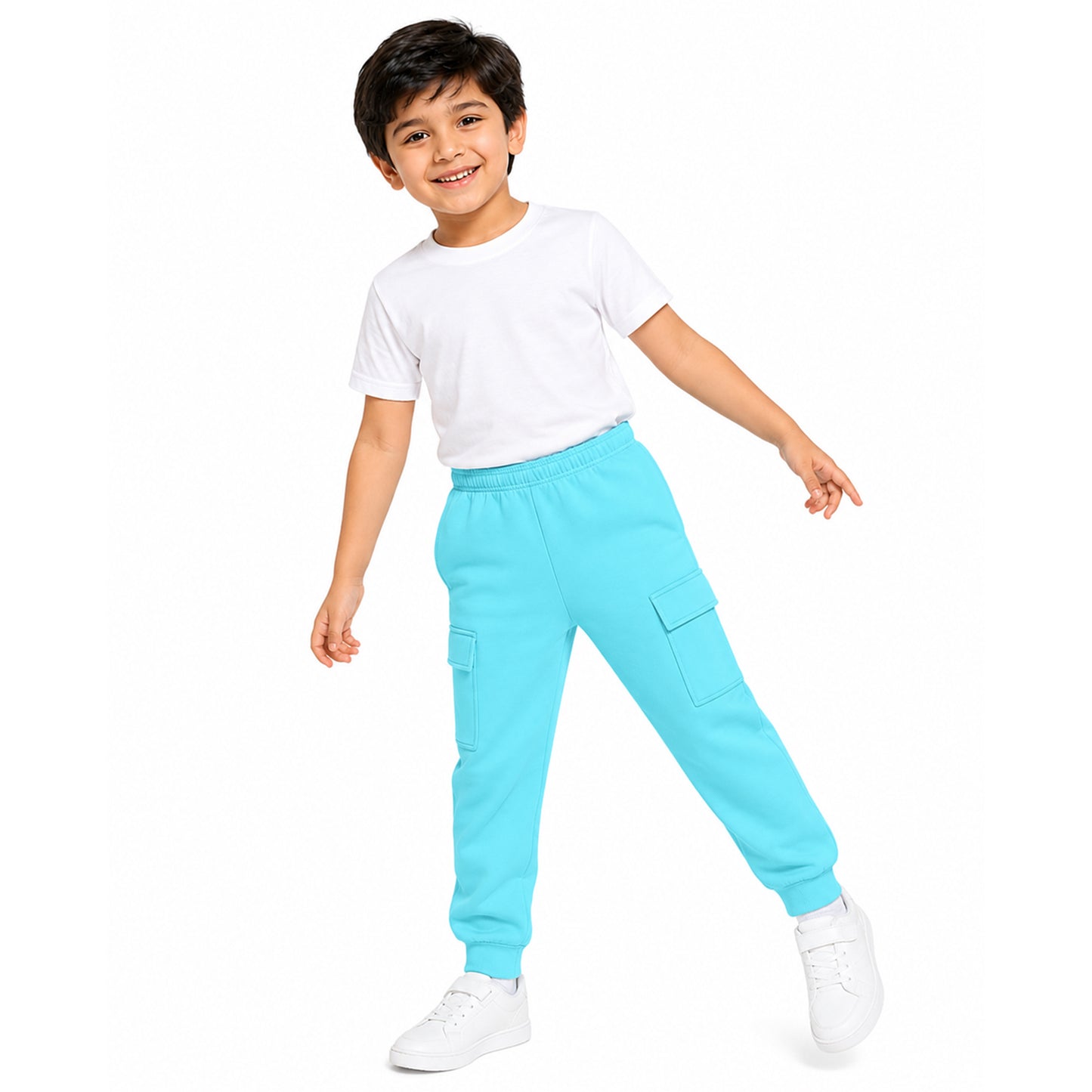 Kuchipoo Boys Cargo Joggers - Pack of 5