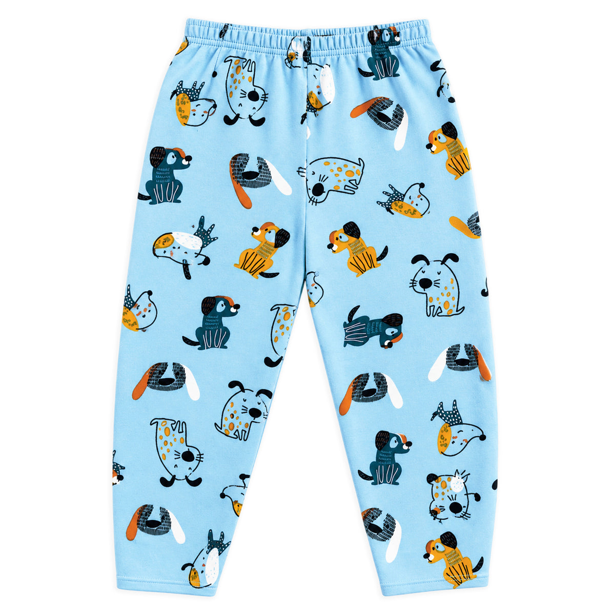 Kuchipoo Boys and Girls 100% Cotton Pajamas Combo | Soft Elastic Waist | Cute Animal Prints | Everyday Wear | Pack of 5