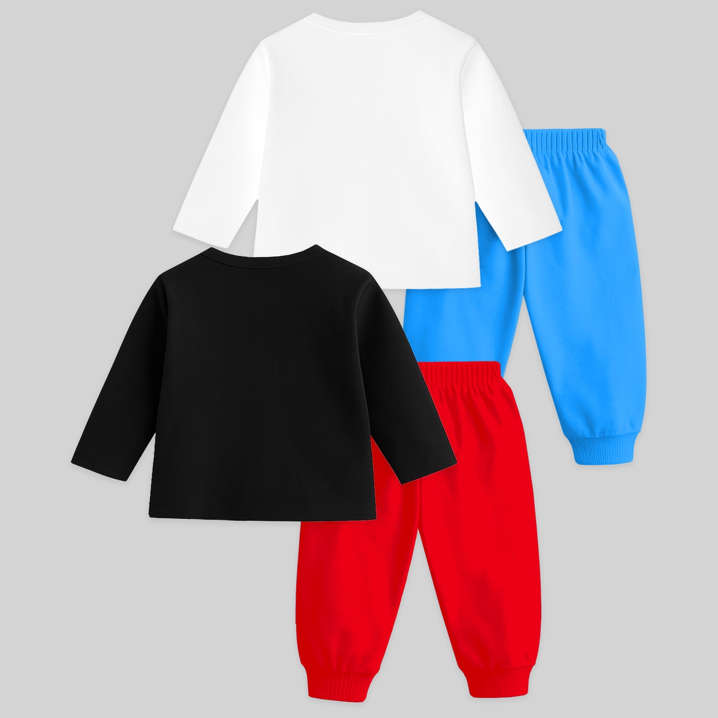 KUCHIPOO Baby Boys T-Shirts and Pyjamas Set