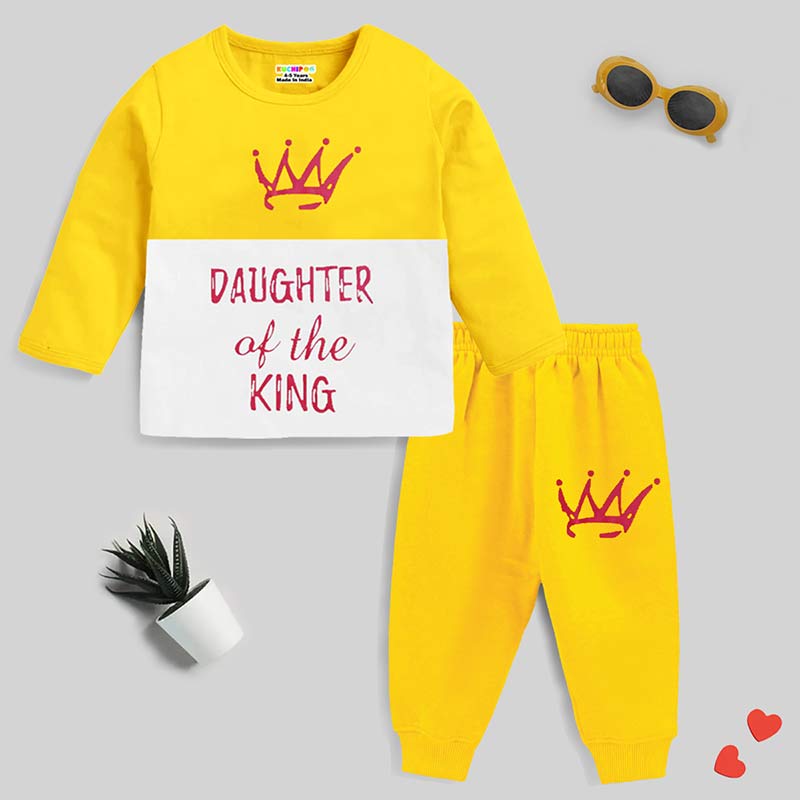 KUCHIPOO Baby Girls T-Shirts and Pyjamas Set