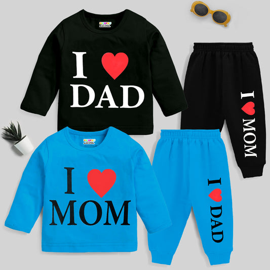 KUCHIPOO Baby Boys T-Shirts and Pyjamas Set