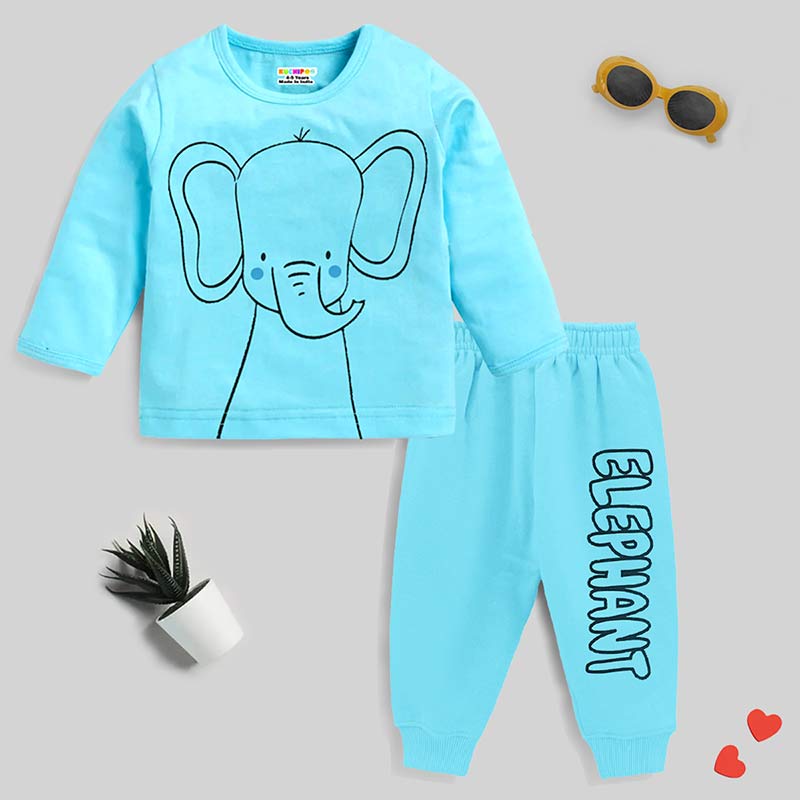 KUCHIPOO Baby Girls T-Shirts and Pyjamas Set