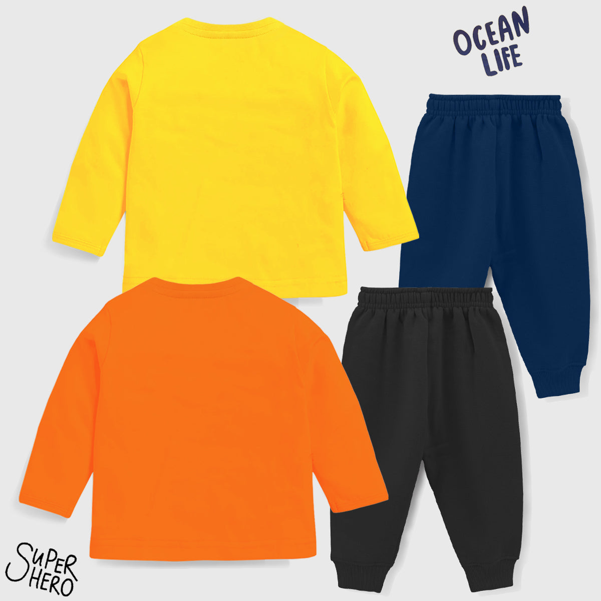 KUCHIPOO Baby Boys T-Shirts and Pyjamas Set