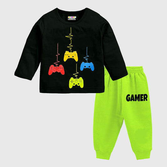 KUCHIPOO Baby Boys T-Shirts and Pyjamas Set