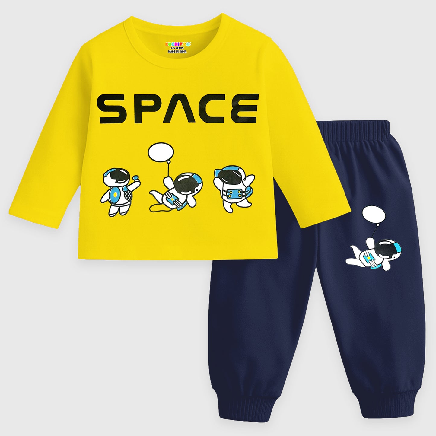 KUCHIPOO Baby Boys T-Shirts and Pyjamas Set