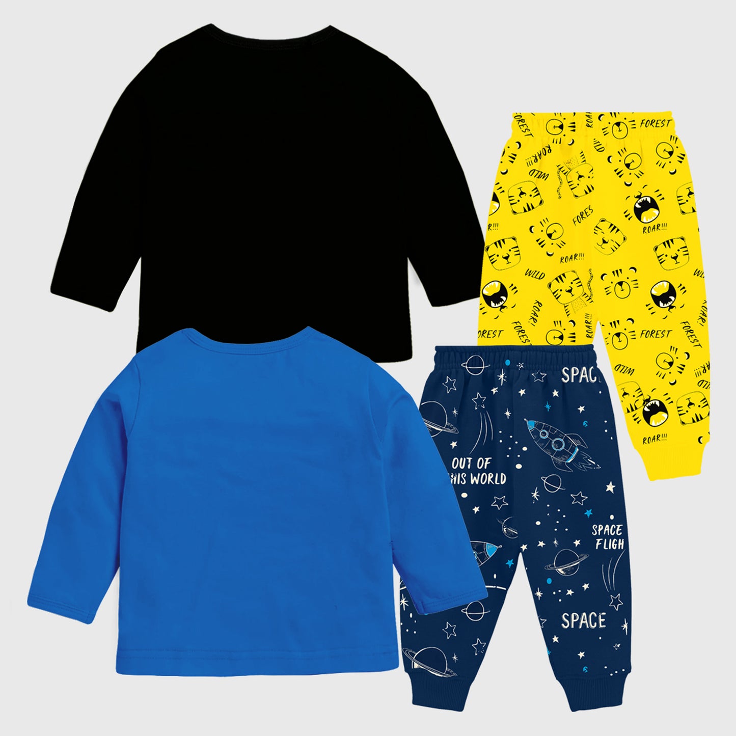 KUCHIPOO Baby Boys T-Shirts and Pyjamas Set