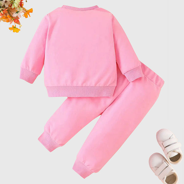 KUCHIPOO Baby Girls Sweatshirt Track Pants