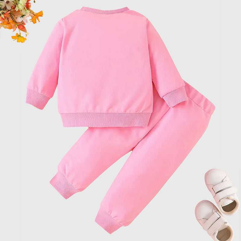 KUCHIPOO Baby Girls Sweatshirt Track Pants