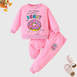 KUCHIPOO Baby Girls Sweatshirt Track Pants