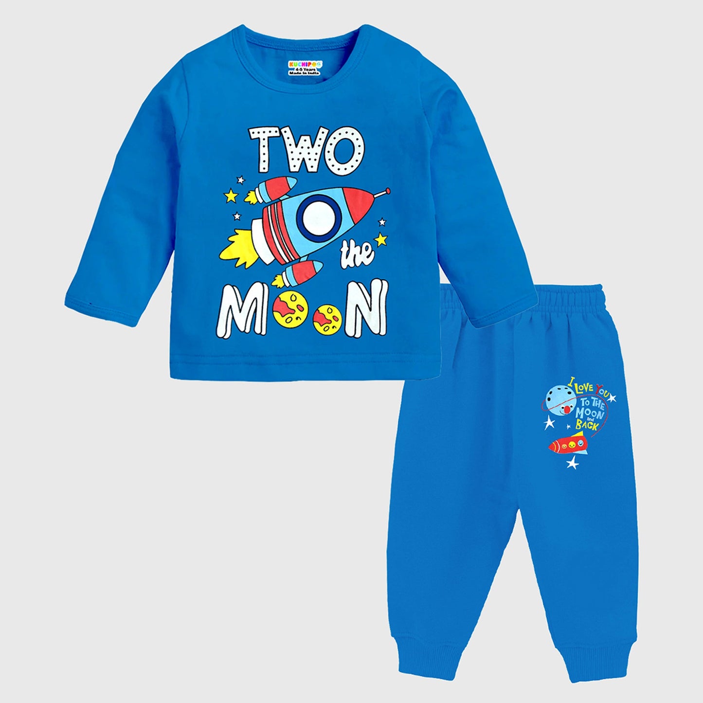 KUCHIPOO Baby Boys T-Shirts and Pyjamas Set