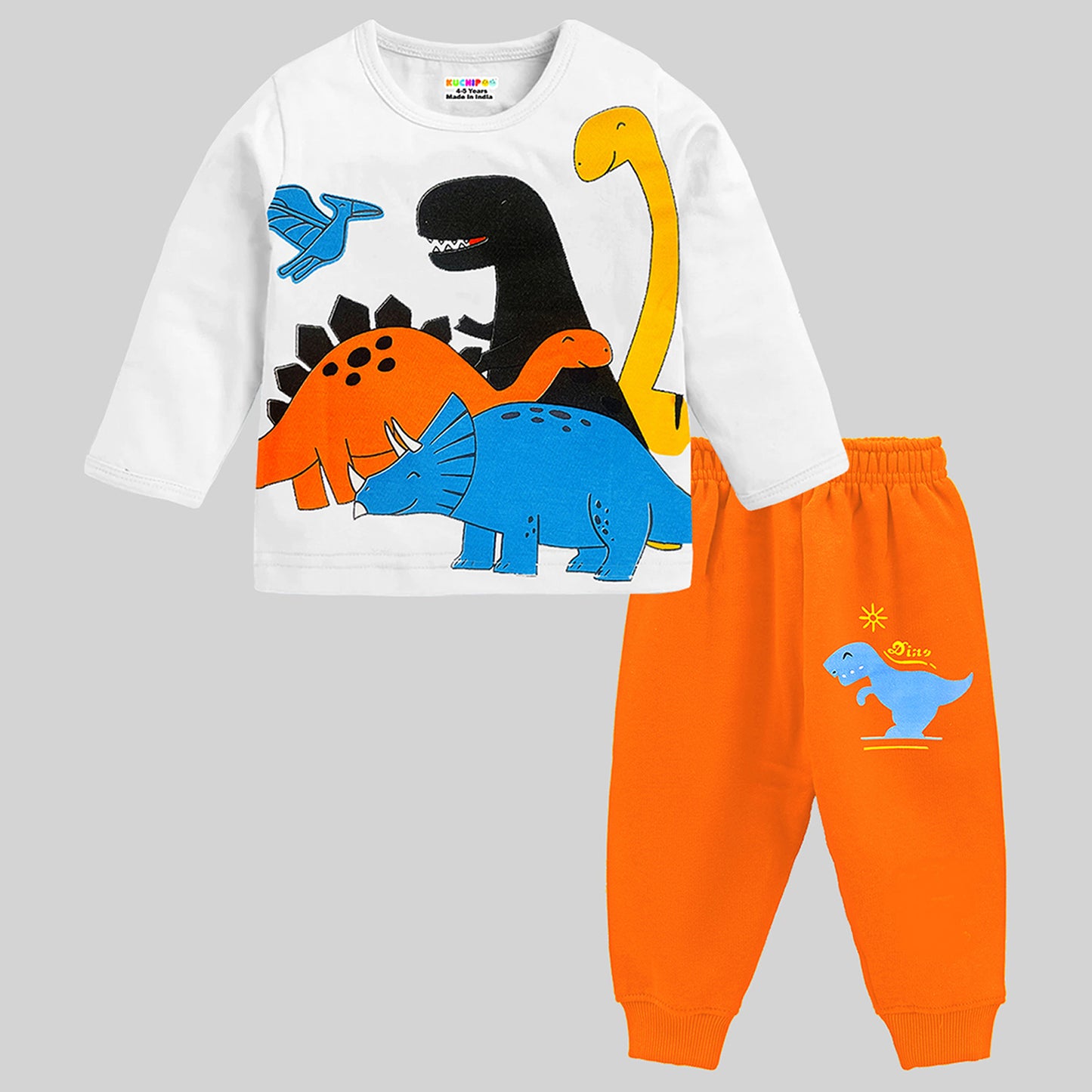 KUCHIPOO Baby Boys Girls T-Shirts and Pyjamas Set