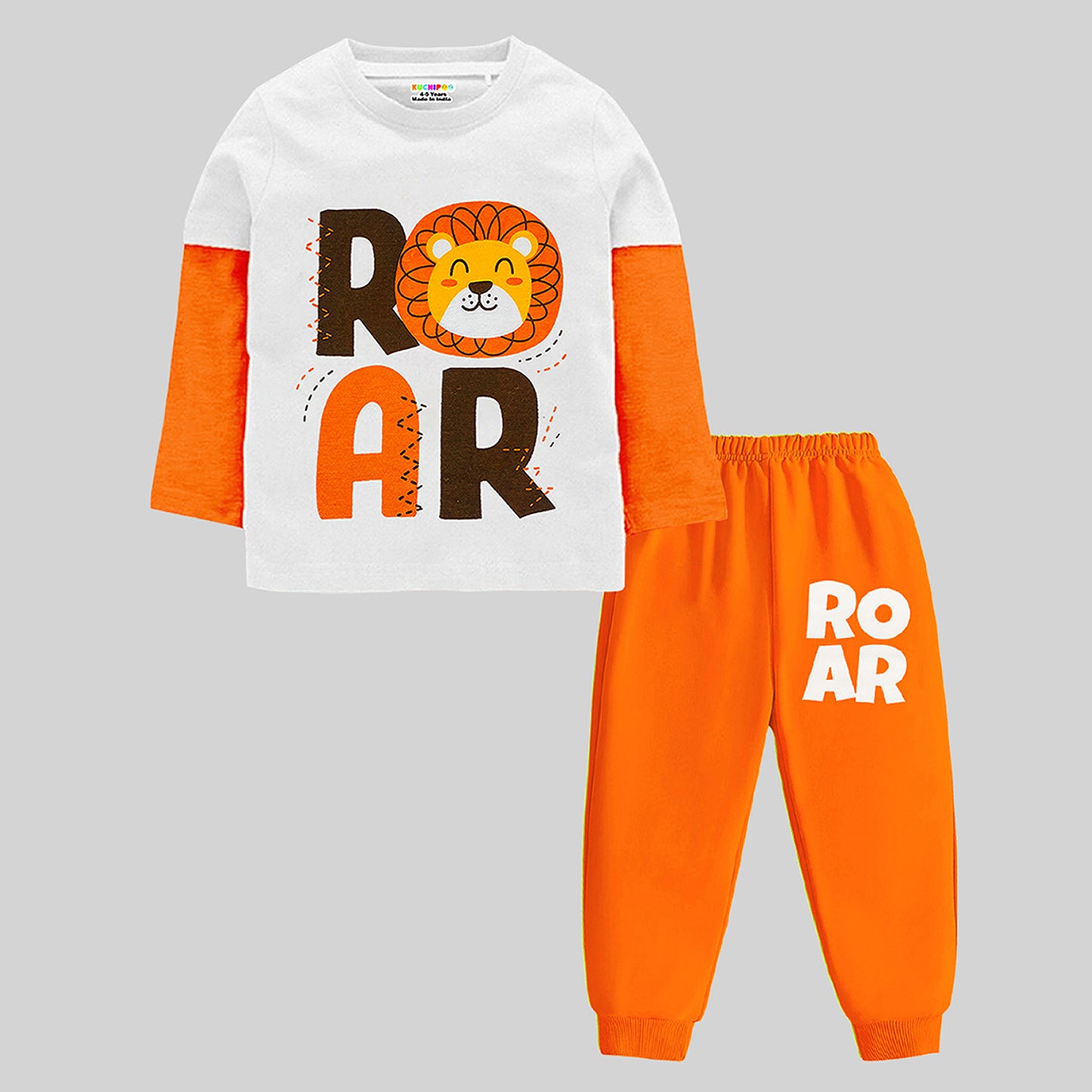 KUCHIPOO Baby Boys T-Shirts and Pyjamas Set