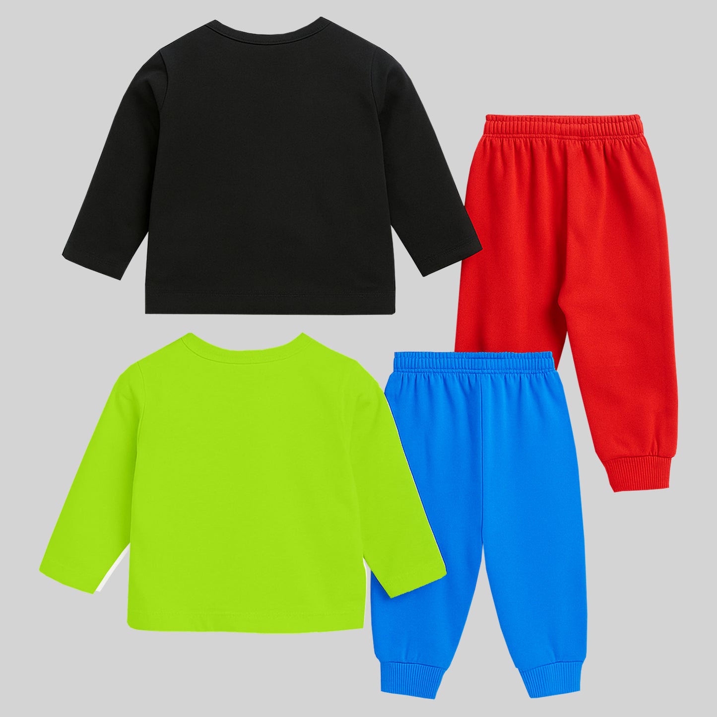 KUCHIPOO Baby Boys T-Shirts and Pyjamas Set