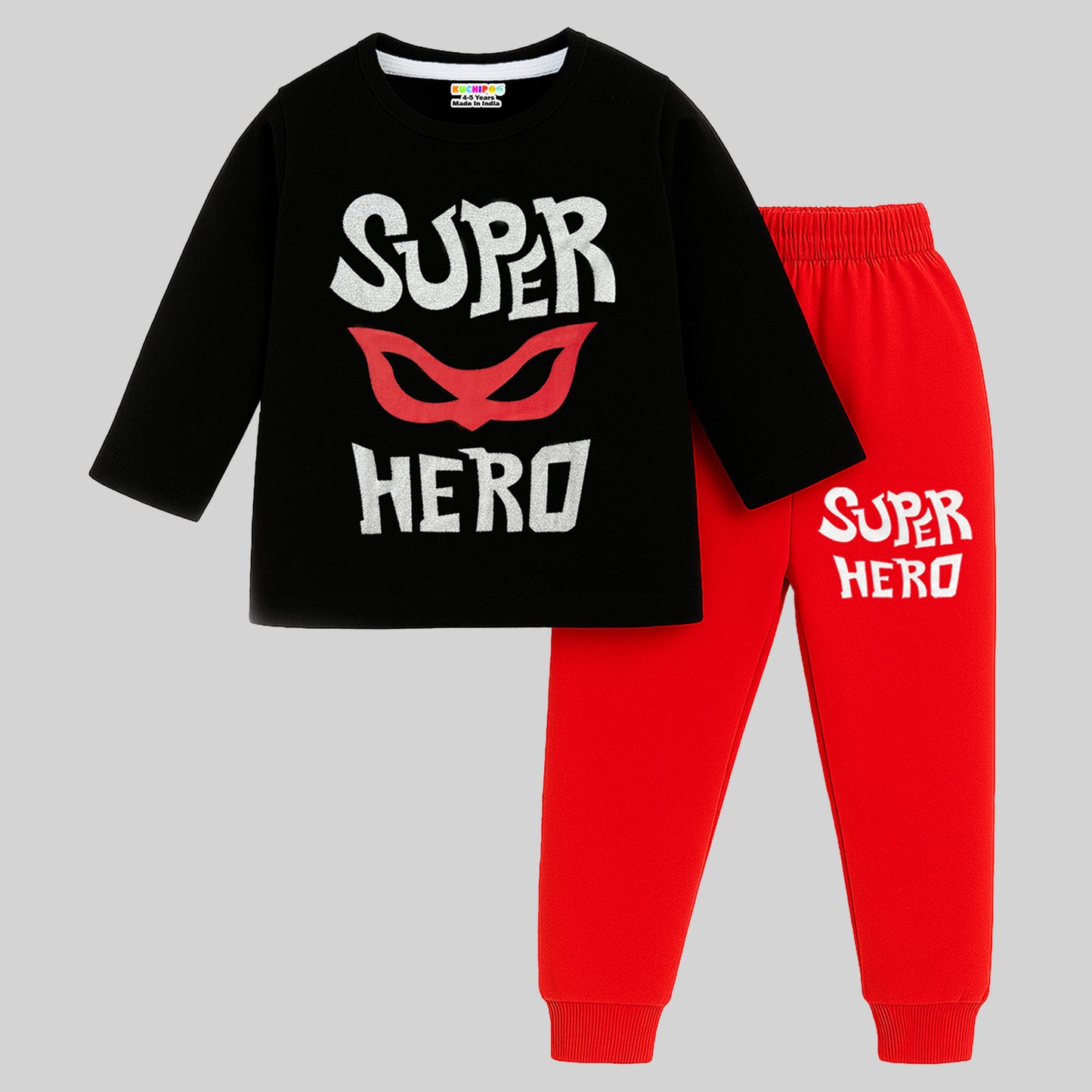 KUCHIPOO Baby Boys T-Shirts and Pyjamas Set