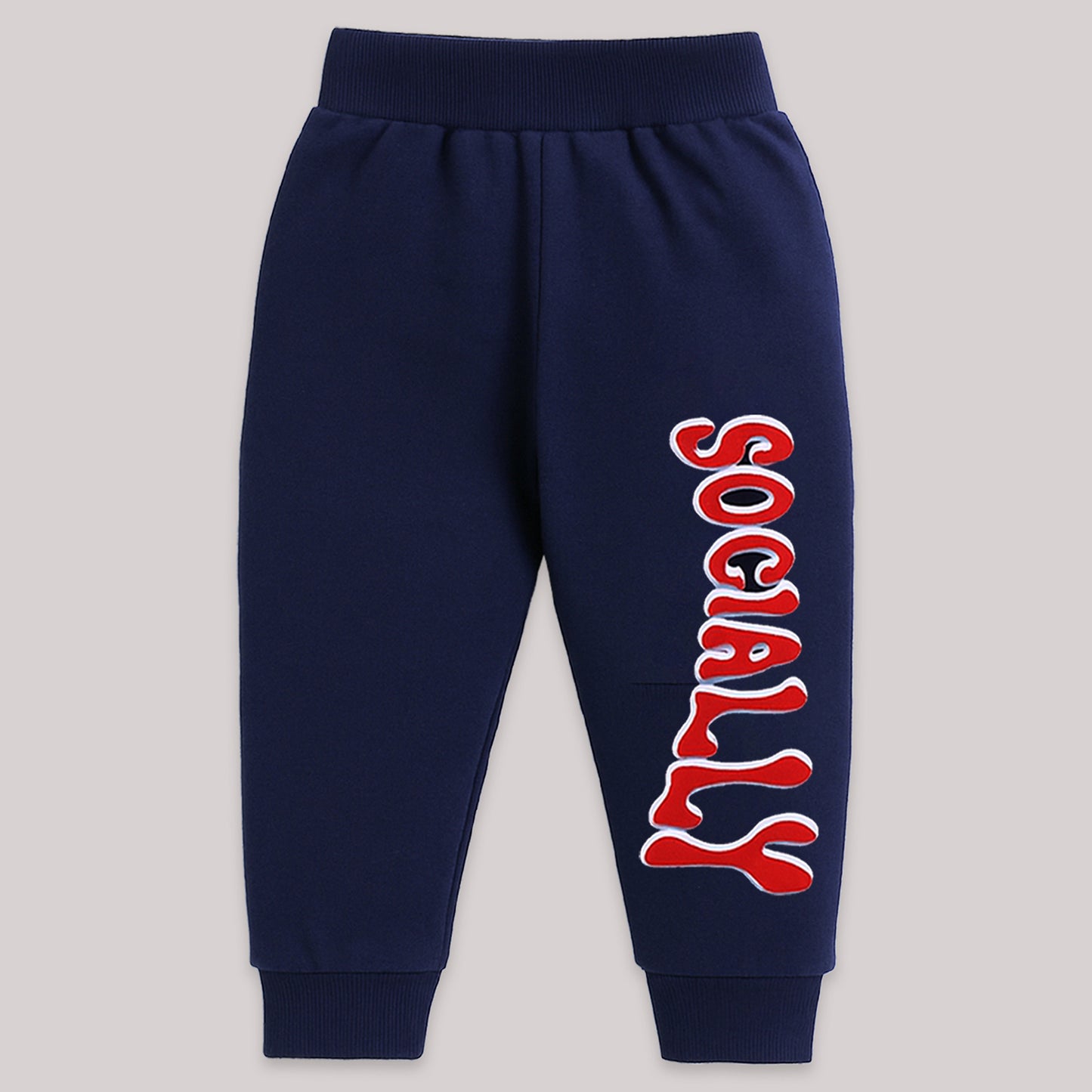 Kuchipoo 100% Cotton Boys Winterwear Sweatshirt and Trackpant Set