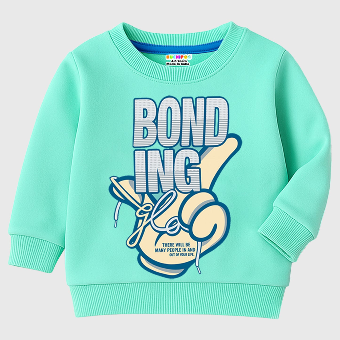 Kuchipoo 100% Cotton Boys Winterwear Top and bottom Set