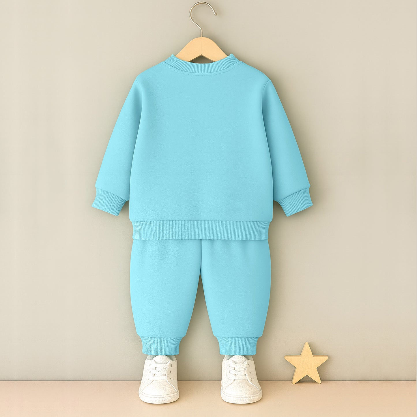 Kuchipoo Girls Winterwear Sweatshirt and Trackpant Set