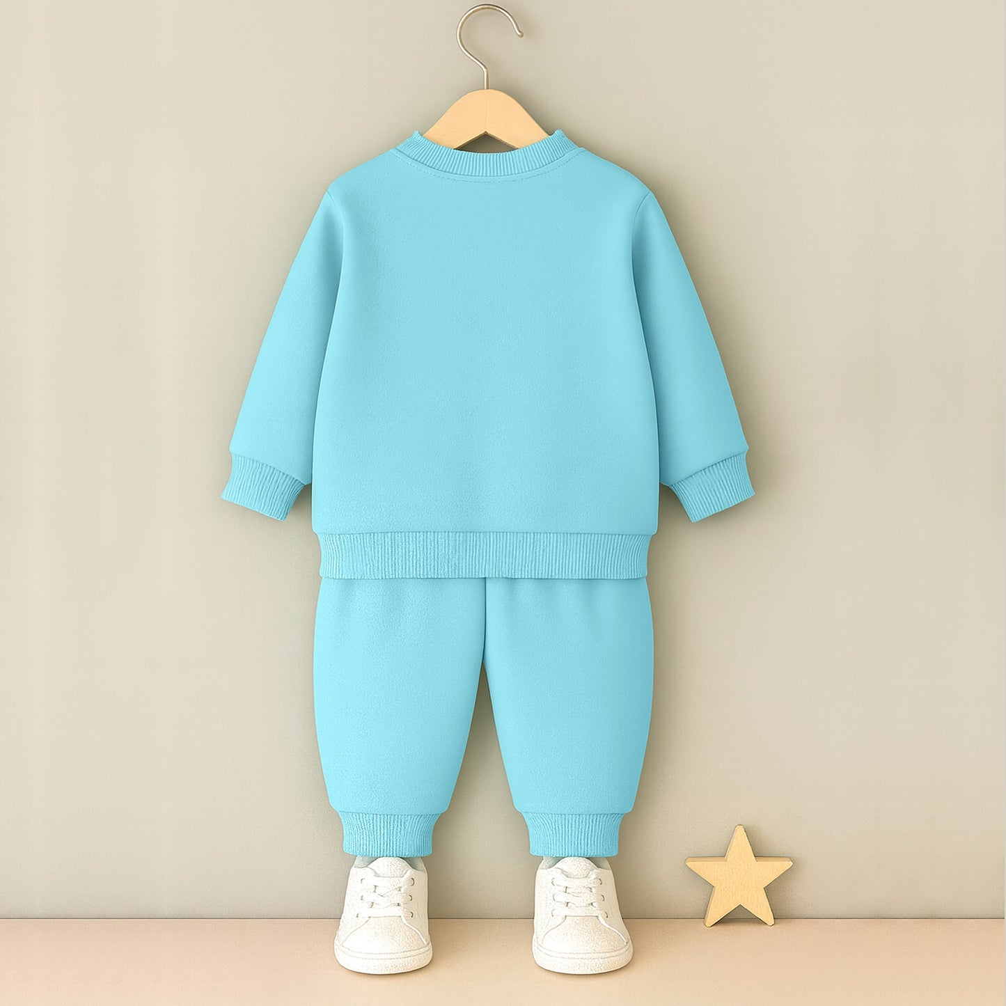 Kuchipoo Girls Winterwear Sweatshirt and Trackpant Set