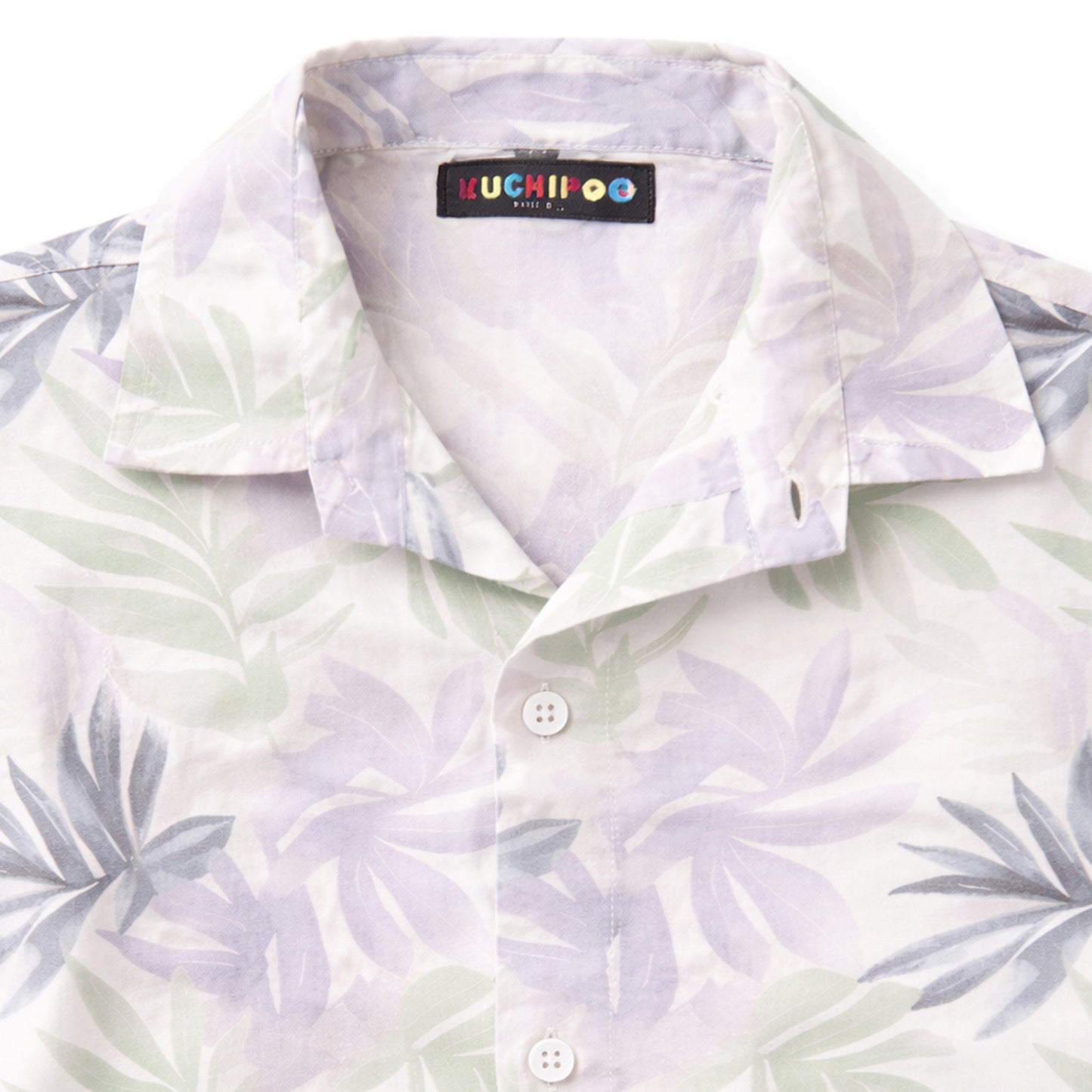 Kuchipoo Boys 100% Rayon Printed Collar Shirt | Half Sleeve Casual Shirt | Stylish Summer Wear for Boys