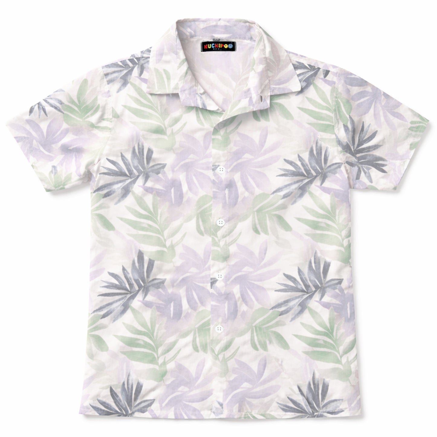 Kuchipoo Boys 100% Rayon Printed Collar Shirt | Half Sleeve Casual Shirt | Stylish Summer Wear for Boys