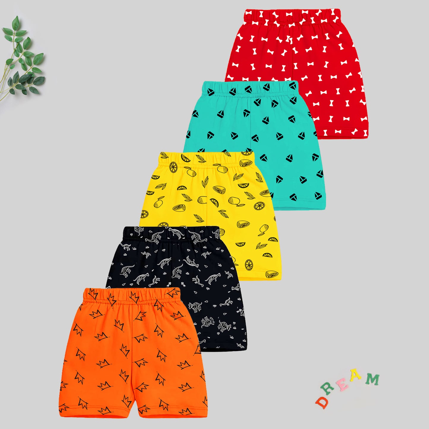 Kuchipoo Boys and Girls Cotton Shorts