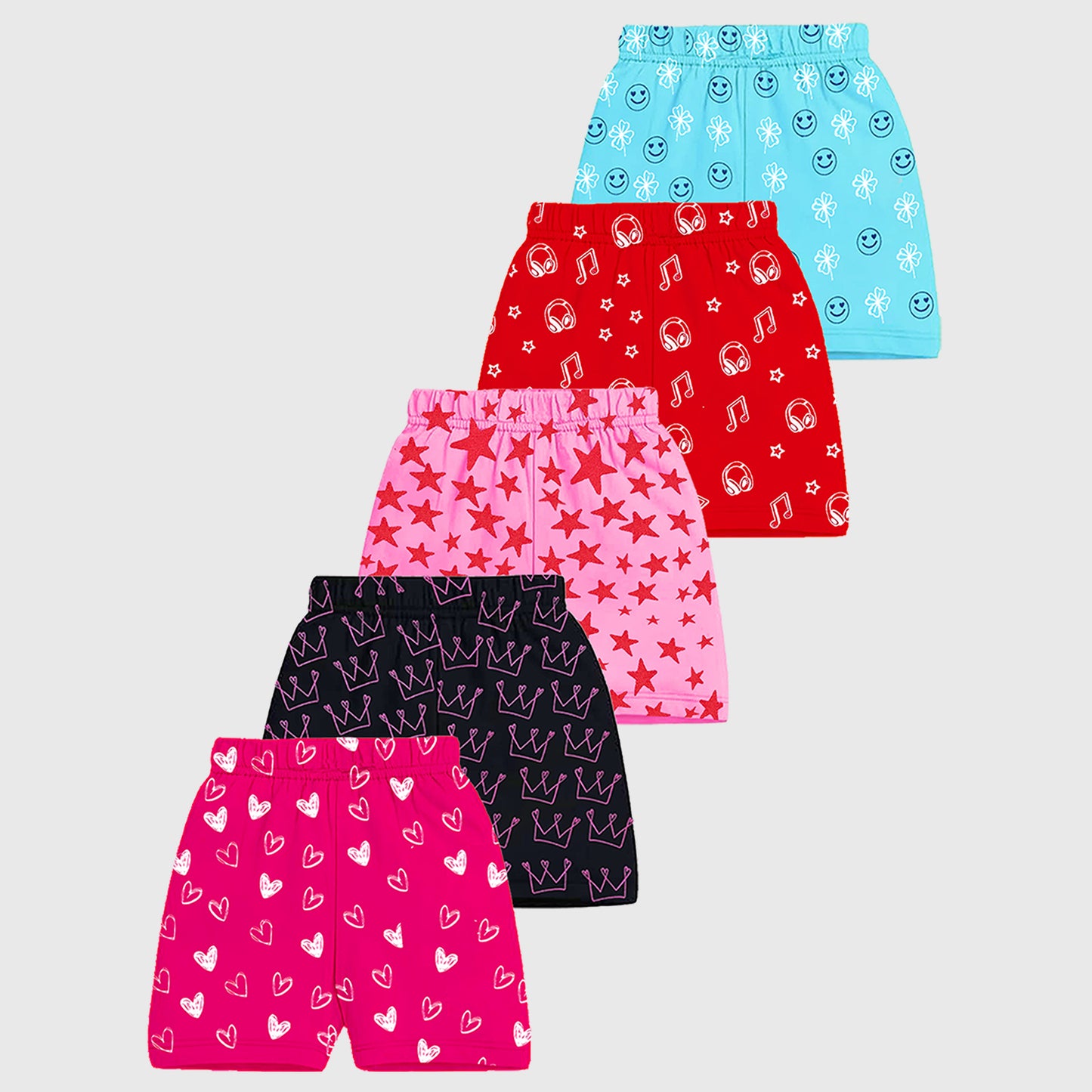 KUCHIPOO BABY GIRLS SHORTS