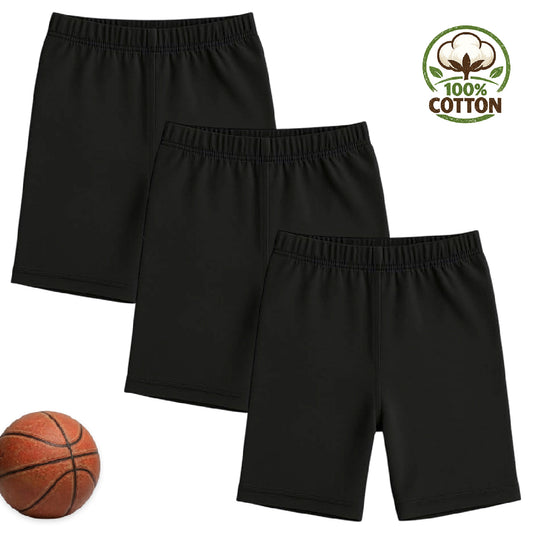 Kuchipoo Girls 100% Cotton Cycling Shorts