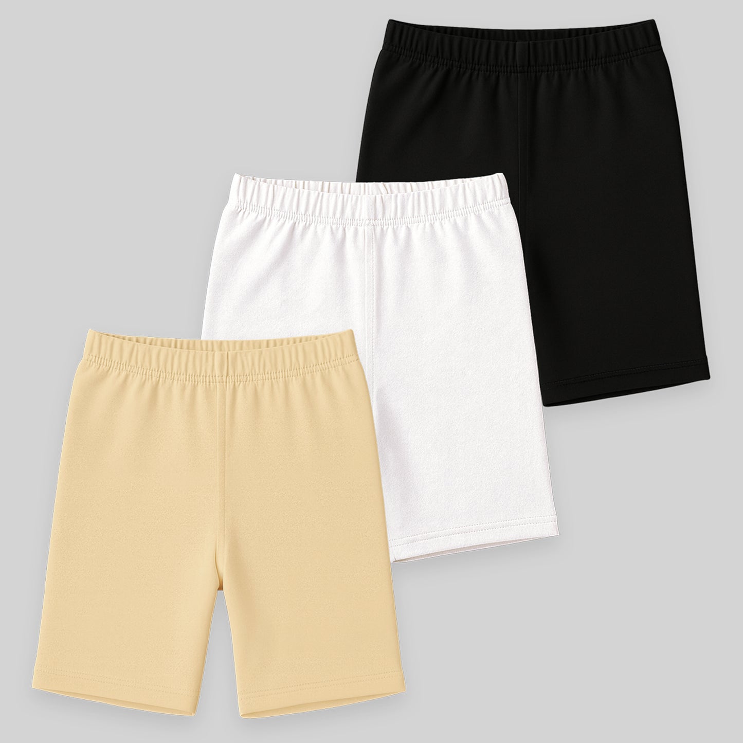 Kuchipoo Girls 100% Cotton Cycling Shorts