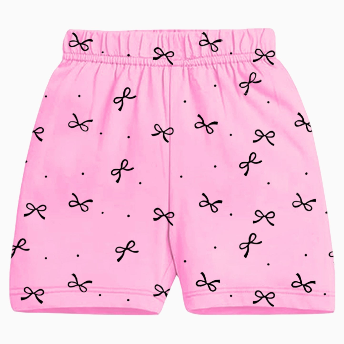 Kuchipoo Girls Cotton Printed Shorts | Elastic Waist | Summer Wear Shorts for Girls | Pack of 5
