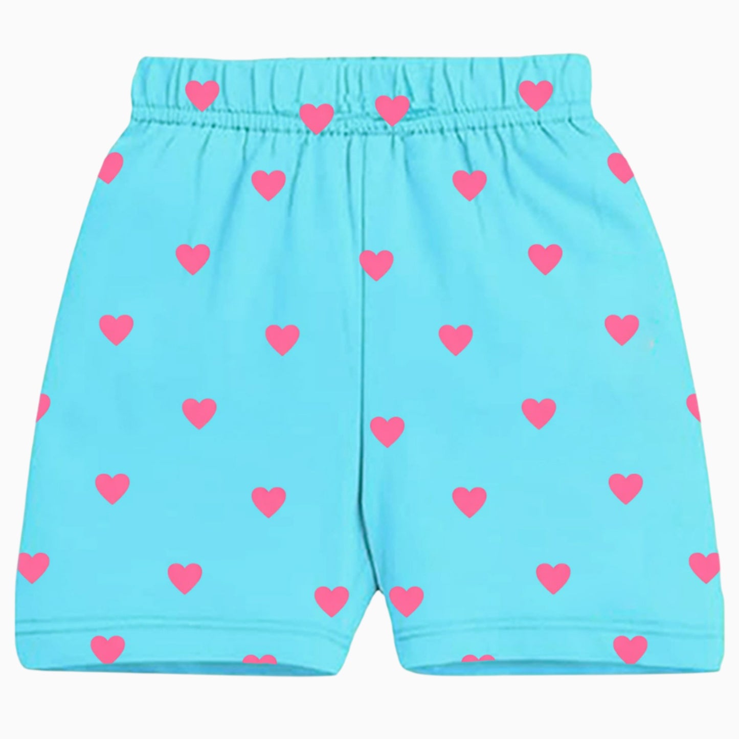 Kuchipoo Girls Cotton Printed Shorts | Elastic Waist | Summer Wear Shorts for Girls | Pack of 5