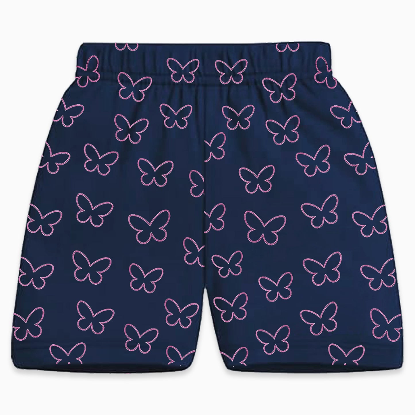 Kuchipoo Girls Cotton Printed Shorts | Elastic Waist | Summer Wear Shorts for Kids | Pack of 5