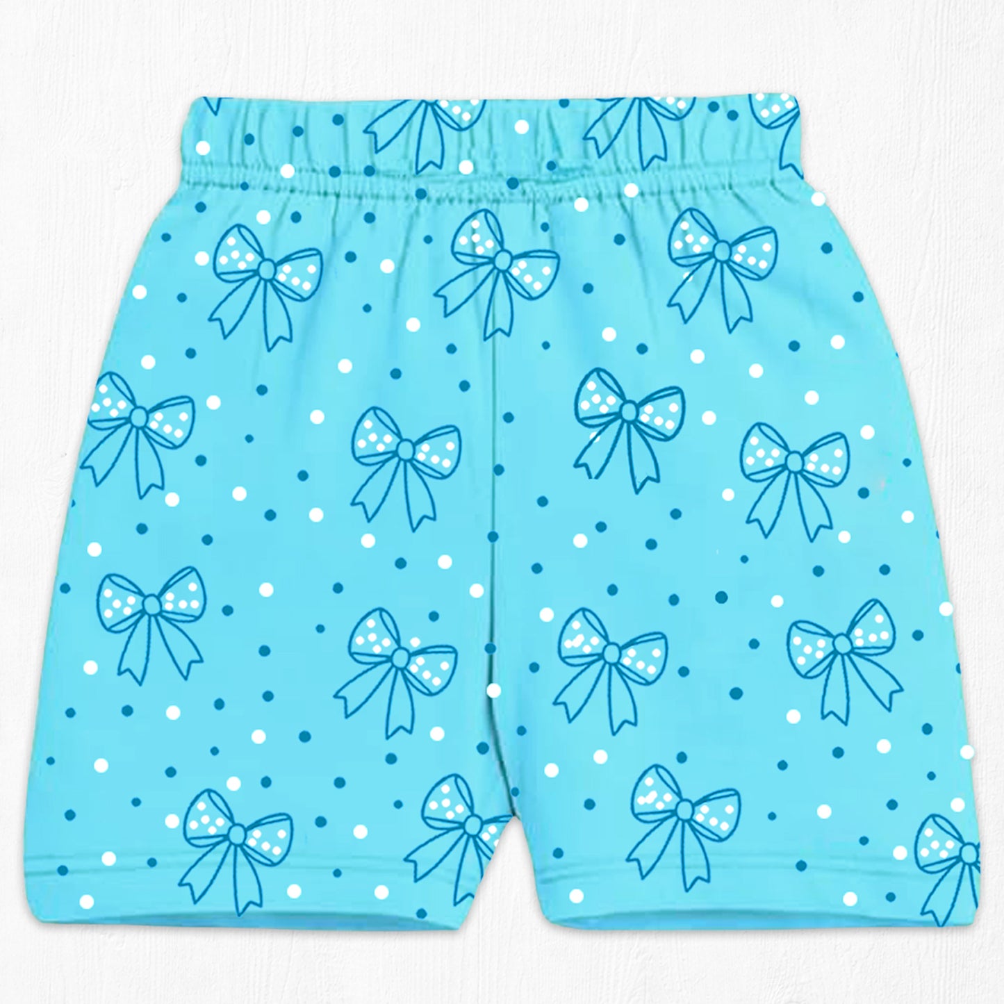 Kuchipoo Girls Cotton Printed Shorts | Elastic Waist | Summer Wear Shorts for Kids - Pack of 5