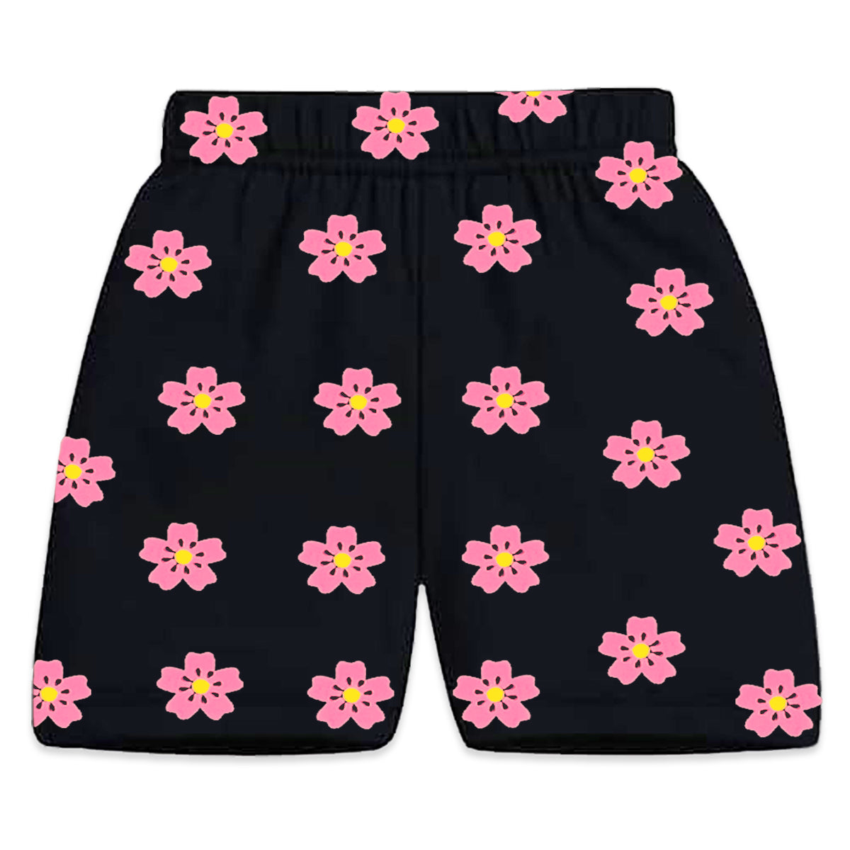 Kuchipoo Girls Cotton Printed Shorts | Elastic Waist | Summer Wear Shorts for Kids | Pack of 5