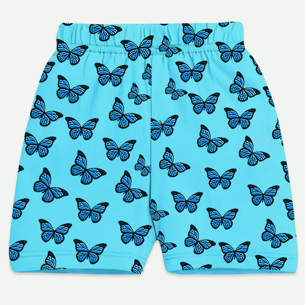 Kuchipoo Girls Cotton Printed Shorts | Elastic Waist | Summer Wear Shorts for Kids | Pack of 5