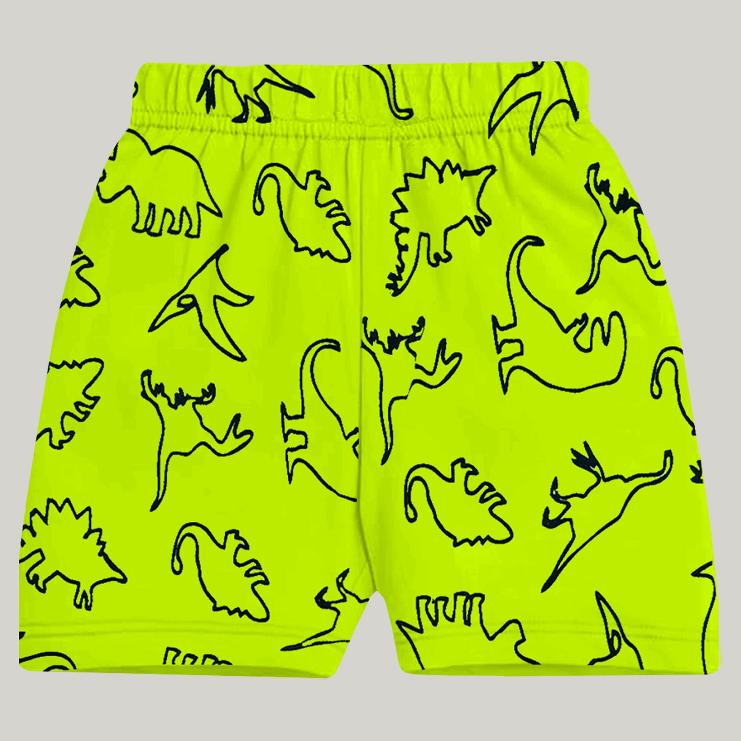 Kuchipoo Boys Cotton Printed Shorts | Elastic Waist | Summer Wear Shorts for Kids | Pack of 5