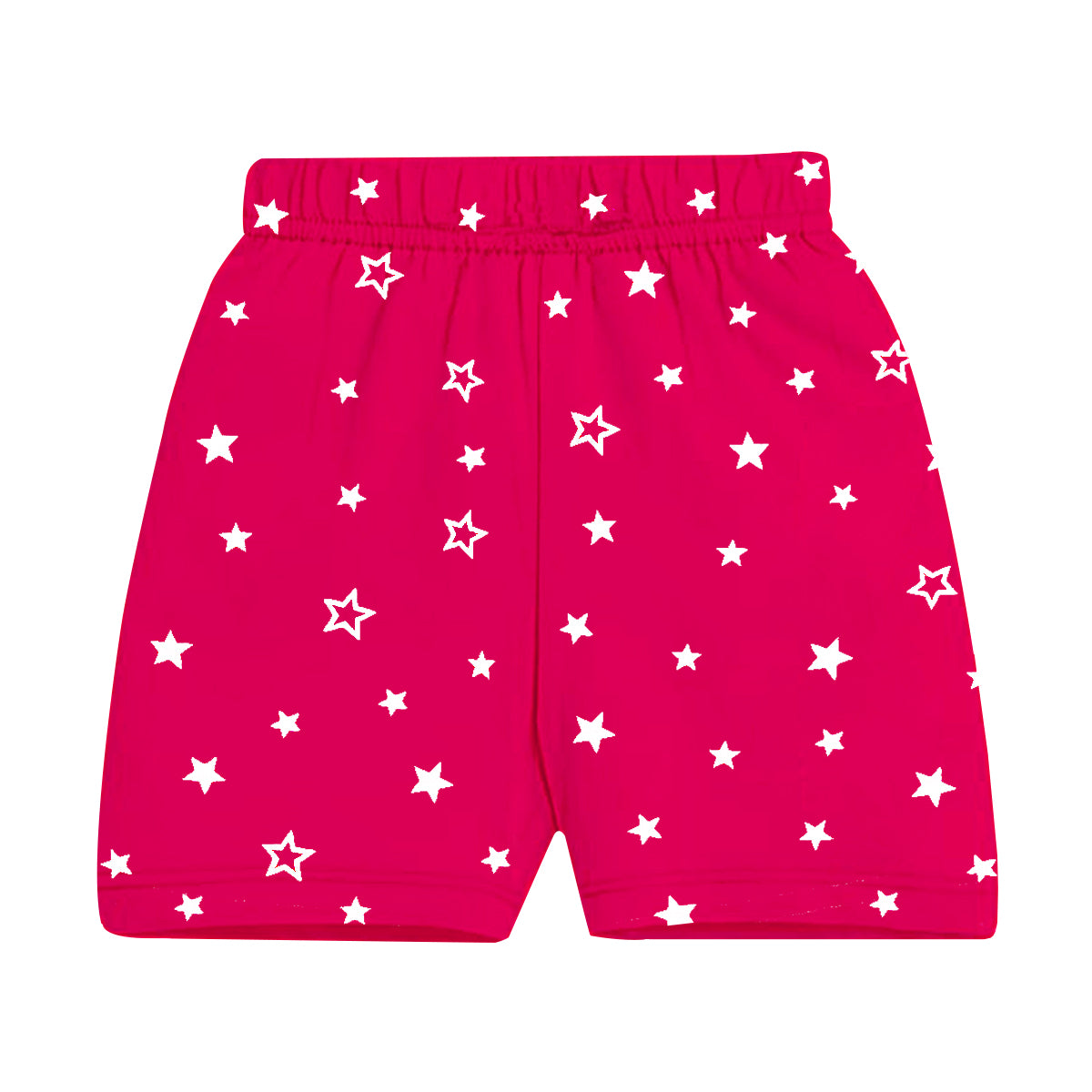 Kuchipoo Girls Cotton All Over Printed Shorts | Soft Elastic Waist Casual, Playwear & Nightwear Shorts | Bright Multicolor Graphic Prints - Pack of 8