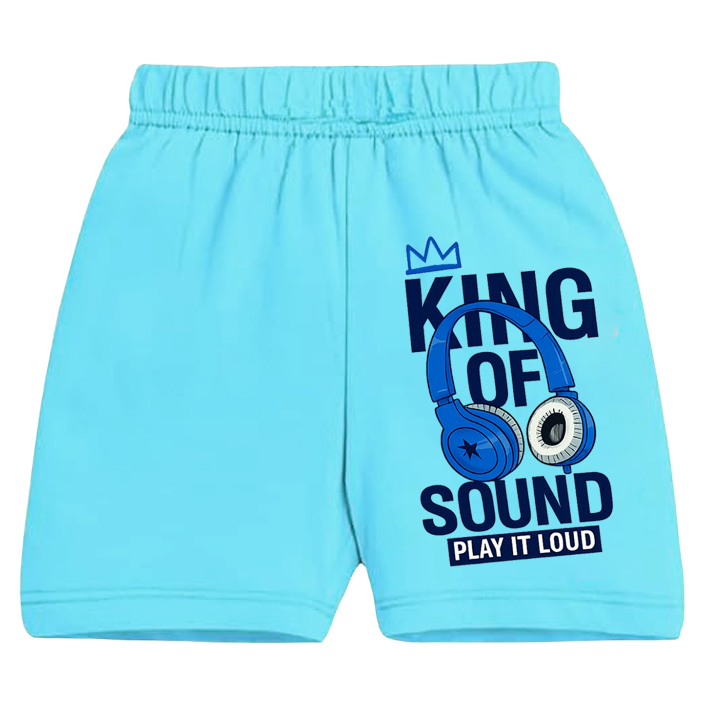 Kuchipoo Boys Cotton Printed Shorts | Elastic Waist | Summer Wear Shorts for Kids - Pack of 5