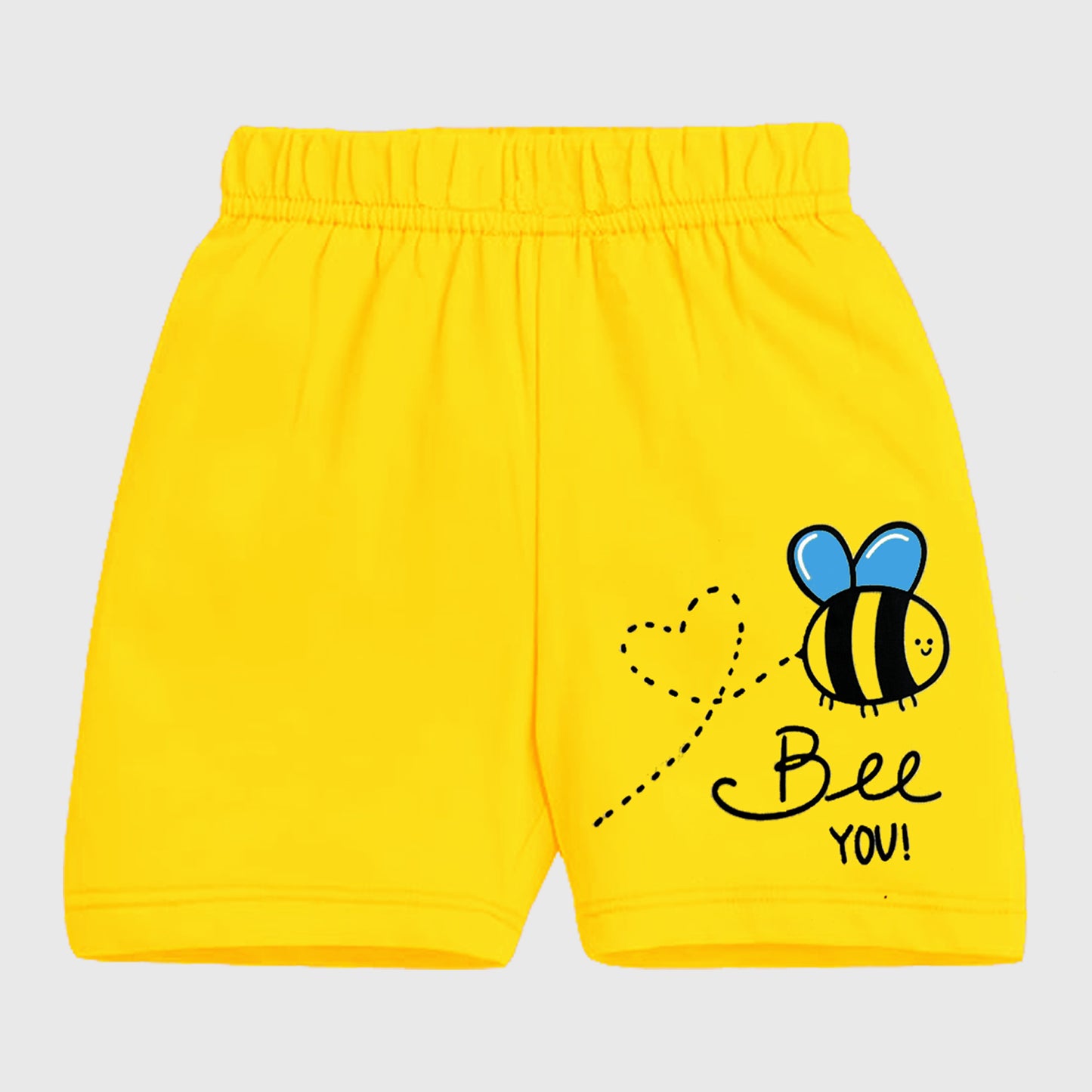 Kuchipoo Girls Cotton Printed Shorts | Soft Elastic Waist Casual, Playwear & Nightwear Shorts | Bright Multicolor Graphic Prints - Pack of 8