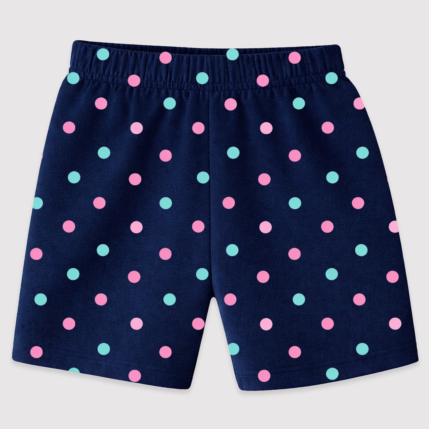 Kuchipoo Girls Cotton Printed Shorts | Elastic Waist | Summer Wear Shorts for Girls | Pack of 5