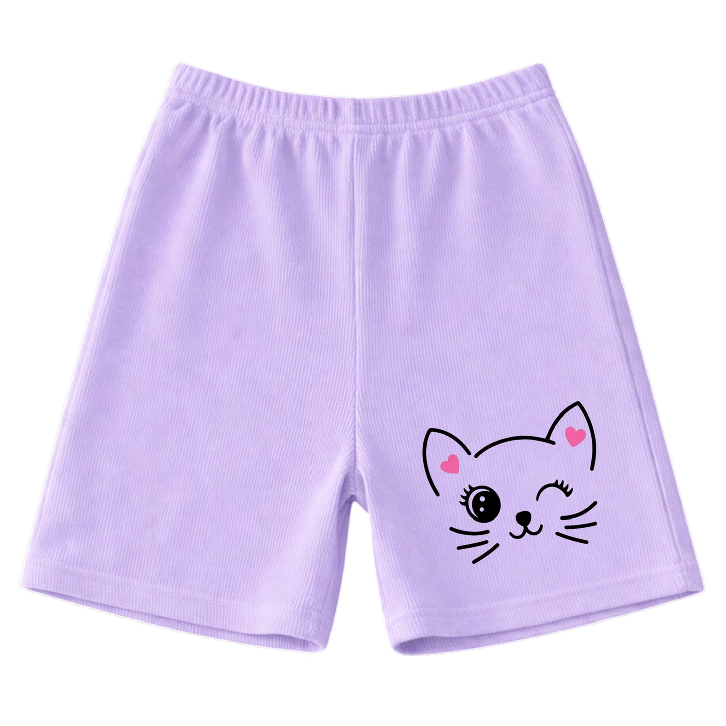 Kuchipoo Girls 100% Cotton Cycling Shorts | Soft & Stretchable Inner Safety Shorts for Under Skirts & Dresses | Breathable Activewear | Pack of 4