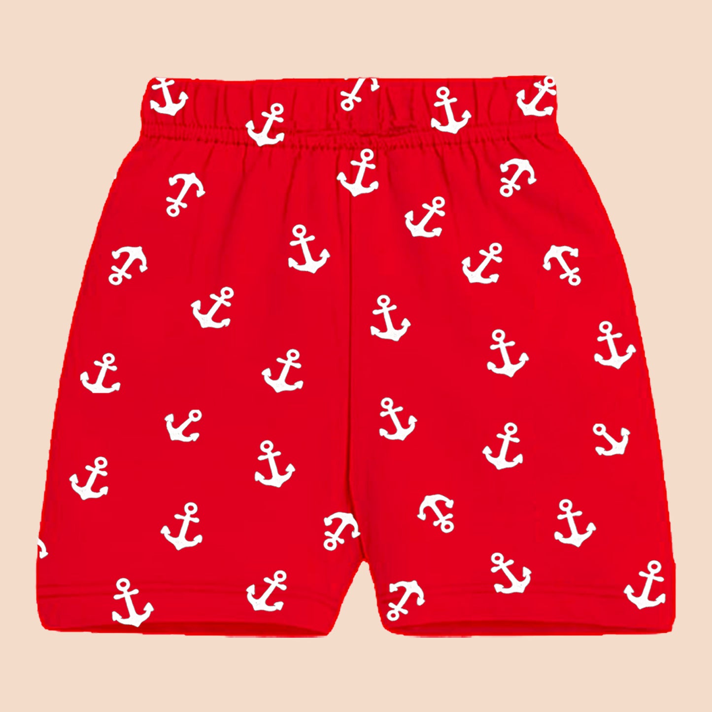 Kuchipoo Boys Cotton Printed Shorts Combo | Elastic Waist Soft Shorts for Casual Wear, Playtime & Sleeping | Multicolor Prints - Pack of 8